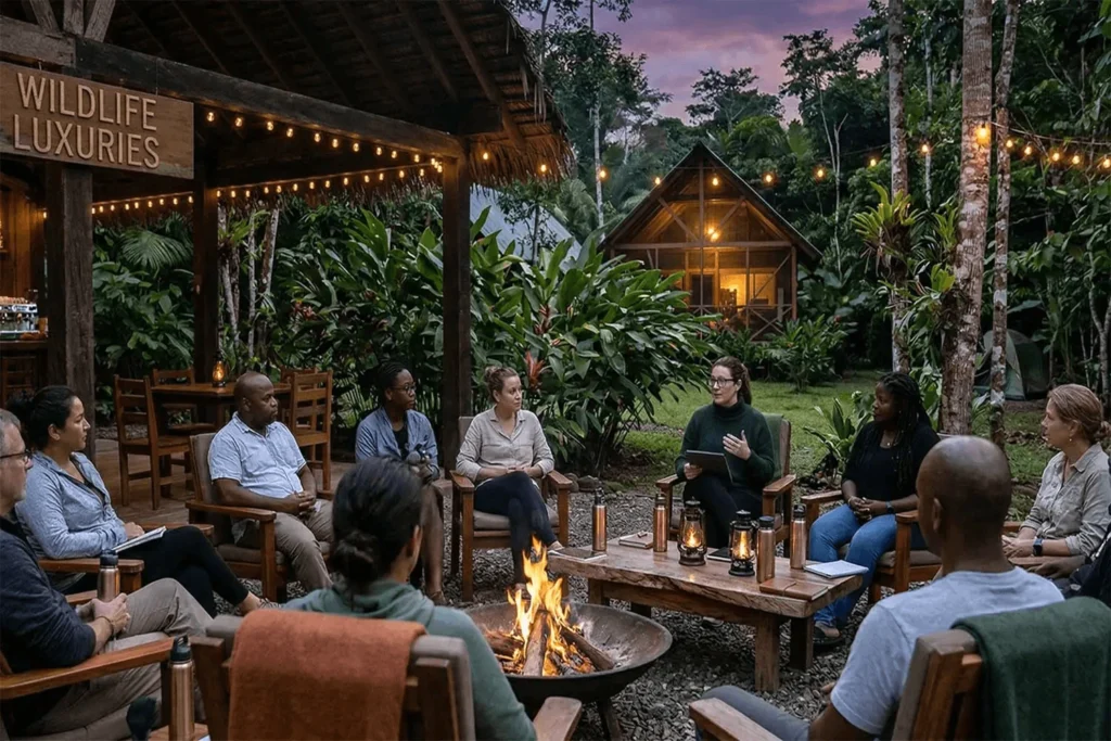 nature inspiring corporate retreat