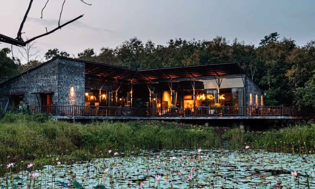 Wildlife luxuries resort in monsoon